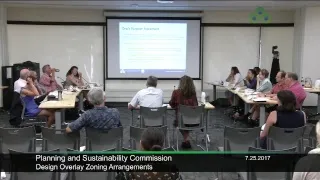 Planning and Sustainability Commission 7-25-2017