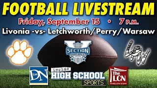 SEC. V FOOTBALL: Livonia vs. Letchworth/Perry/Warsaw | Week 3 2023