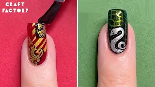 Harry Potter Nails Perfect For Any Fan! | Craft Factory | Which Wizarding House Are You?