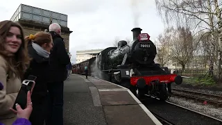 78022 at Keighley, at 3:47pm on Sunday 19th February 2023. Please subscribe to my channel.