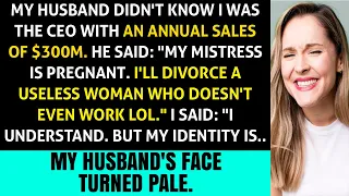 My Husband Left Me for His Pregnant Mistress, Unaware I'm the CEO of a $300M Company..."