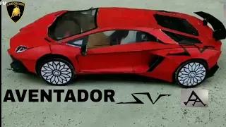 How to make Lamborghini car with cardboard || Lamborghini Aventador SV ||