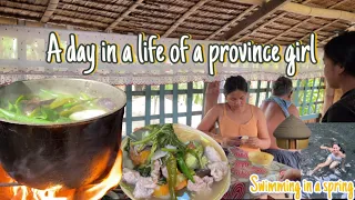 PORK SINIGANG || Swimming in a spring || Manok Bisaya || Pao La Ling