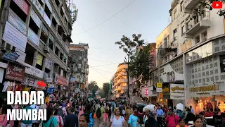 [DADAR] Evening Walking Tour at Dadar, Mumbai | Biggest Street Market in Mumbai | Dadar 4K