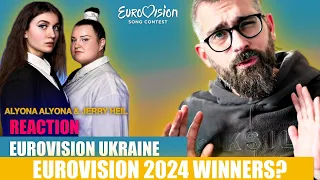 REACTION to Alyona Alyona & Jerry Heil "Teresa & Maria" live performance and Vidbir victory!