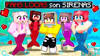 Convertí a Mis Fans Locas en Sirenas en Minecraft!