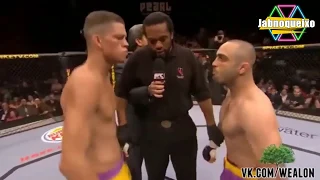 Nate Diaz first fight in the UFC