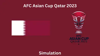 AFC Asian Cup Qatar 2023: Simulation