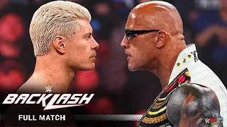 The Rock vs. Cody Rhodes: Backlash 2024 - Table Match