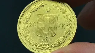 1886 Switzerland 20 Francs Coin • Values, Information, Mintage, History, and More