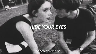 slowdive - hide your eyes (lyrics & sub. español)