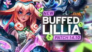 New Patch Buffed Lillia Doesn't Miss! | Rank 1 TFT Patch 14.10