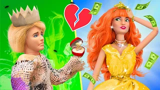 Princesse Riche VS Princesse Fauchée / 14 Astuces Et Bricolages Barbie DIY