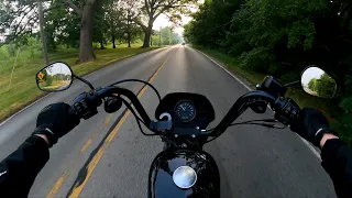 Harley Davidson POV Ride - Just Sound | Iron 1200 | The One Where I Test the GoPro and Audio