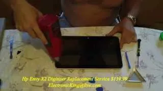 Hp Envy x2 Digitizer Removal for Replacement Lcd Seperation Beats Edition Tutorial