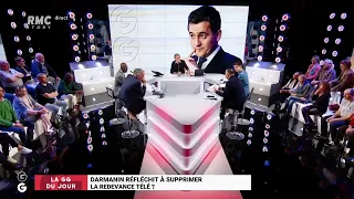 "Les Grandes Gueules" de RMC: Darmanin réfléchit à supprimer la redevance télé?