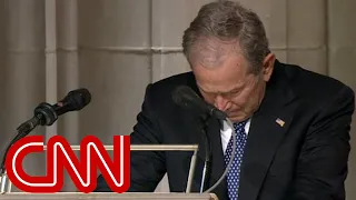 George W. Bush cries delivering eulogy for his father, George H.W. Bush (Full Eulogy)