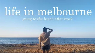 LIFE VLOG | Spontaneous After Work Trip & Sunsets at the Beach | Melbourne, Australia