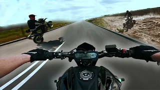 STUNTDAG MET QUATS, SUPERMOTO'S EN TOMOSJES | HUSQVARNA TE 300 TPI | WHEELIES | 4K ONBOARD