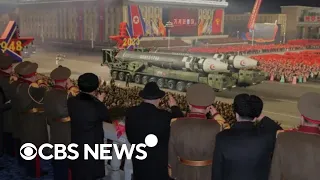 Kim Jong Un shows off North Korean nuclear missiles in parade