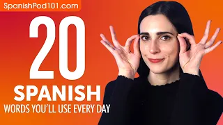 20 Spanish Words You'll Use Every Day - Basic Vocabulary #42