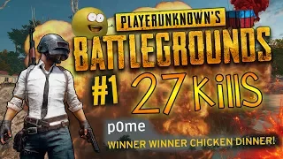 PUBG Rank 1 - p0me 27 KILLS [SA] ONLY TPP Ep. 45 (Complete Game) 🏆