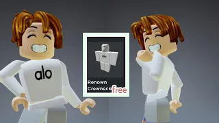 😄HOW TO GET * FREE WHITE ALO SHIRT  FOR YOUR AVERT * ON ROBLOX