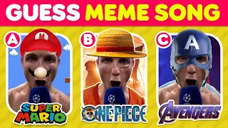 Guess Meme SONG | Ronaldo "Siuuu" a Song in Different Universes #206