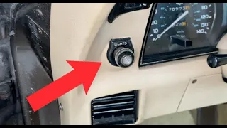 How To Remove / Replace Your Headlight Switch On A 1978-1982 Chevrolet Corvette C3