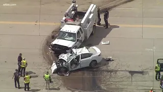 Mother and child kill; crash shuts down U.S. 380 in Denton