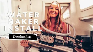 Our BOAT makes its own WATER! 💧 | Water Maker Install