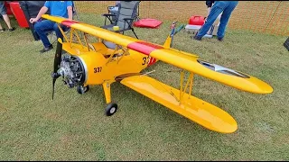 BOEING STEARMAN MODEL 75 - UMS 260cc 7 CYL RADIAL - WS & WS RC MODEL SPECTACULAR - 2023