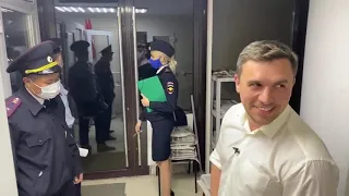 Полиция пришла за Николаем Бондаренко во время прямого эфира!