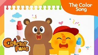 The Color Song | Colors of the Rainbow | Learning Colors | CricketPang Songs for Kids