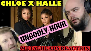 Great harmonizing! | CHLOE X HALLE  - UNGODLY HOUR | Metalheads Reaction
