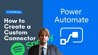 Power Automate Tutorial - Create Custom Connector for Spotify