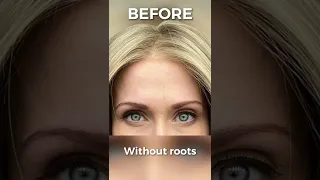 👩‍🦰 Roots or no roots? #wigs #howto add PERMANENT roots to a synthetic wig! DIY tutorial :)