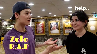 Kpop Idol teaches me Dancing??? | EMBARRASSING MYSELF IN FRONT OF B.A.P MEMBER | Vlog [ENG/한글]