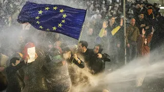 Massenproteste in Georgien gegen Gesetz zu "ausländischen Agenten" | AFP