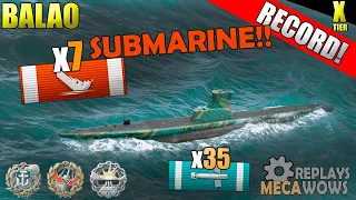 SUBMARINE Balao 7 Kills & 172k Damage | World of Warships Gameplay 4k