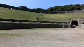 Pompeii the Large Roman Stadium with description