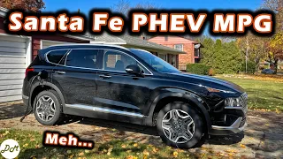 2022 Hyundai Santa Fe PHEV – Highway Range and MPG Test | Real-world Fuel Economy