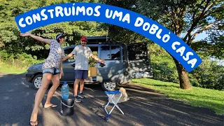 TOUR COMPLETO DOBLOHOME | nosso mini motorhome (com banheiro, cozinha, quarto e  escritório)