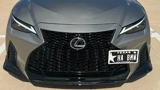 NEW FRONT LIP For My New 2021 LEXUS IS350 F Sport!!! (Looks INSANE)