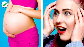 IF SUPERHEROES WERE PREGNANT || 36 Funny Pregnancy Situations & Awkward Moments by Crafty Panda