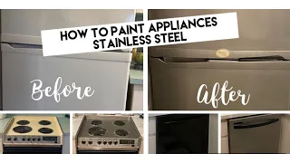 How to Paint Appliances - SAVE HUNDREDS