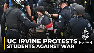 Arrests as US police storm pro-Palestine protest at University of California, Irvine