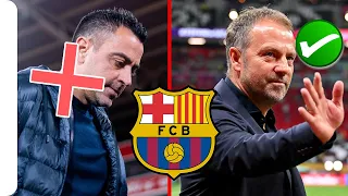 🚨Révolution au Barça: Xavi Hernandez Out, Hansi Flick In.