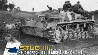 WW2 StuG III Ausf A - B - C - D - E  - Sturmgeschütz III - footage part 1.