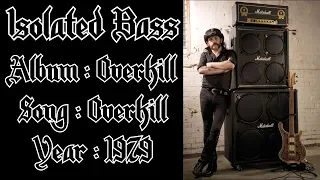 Motörhead - Overkill [ISOLATED BASS TRACK]